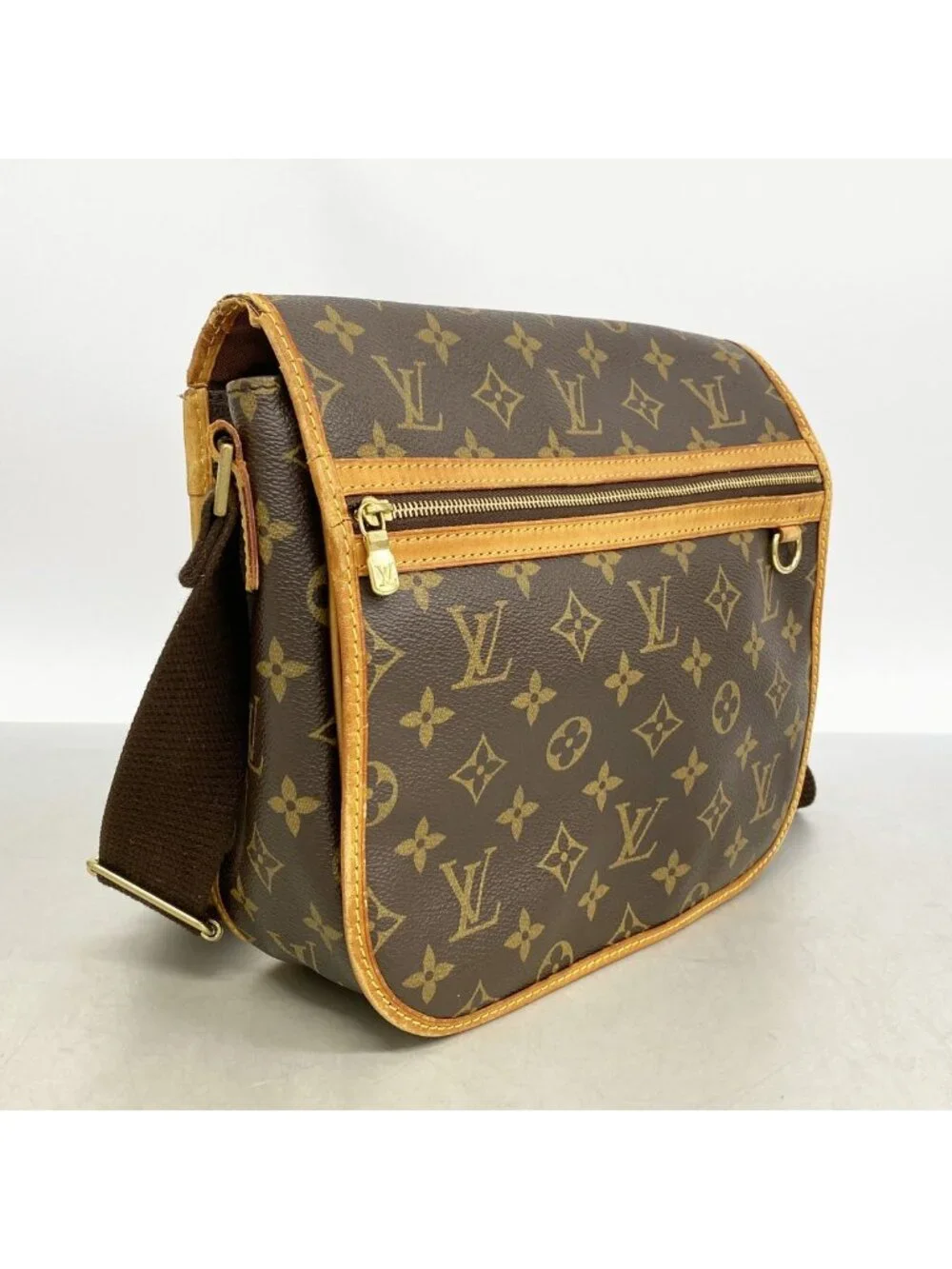 Louis Vuitton Shoulder Bag Monogram Messenger Bosfall PM Brown